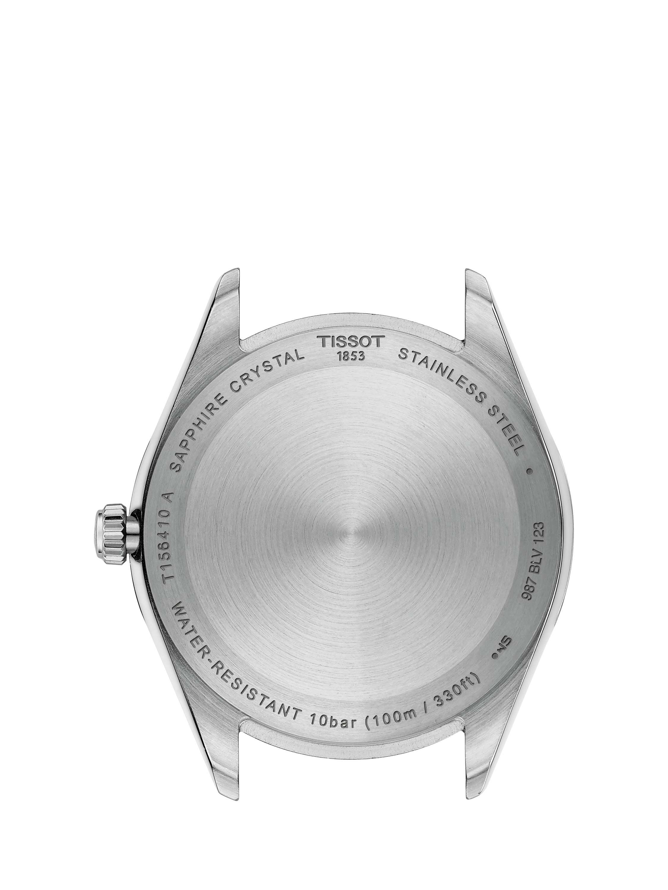 Product image 4 of 4, which shows Tissot T1564101109100 Men's Ballade Date Bracelet Strap Watch, Green
