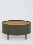 John Lewis Drum Coffee Table, Dark Khaki