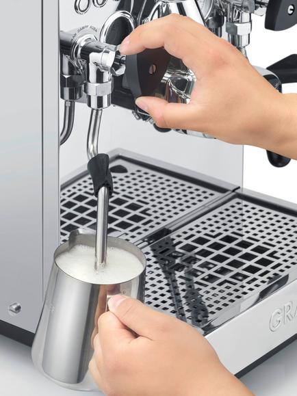 Graef Estessa Variable Pressure Profiles Coffee Machine, Stainless Steel - view 2, Stainless Steel