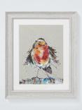 John Lewis Nicola Jane Rowles 'Robin' Framed Print & Mount, 35 x 29cm, Grey