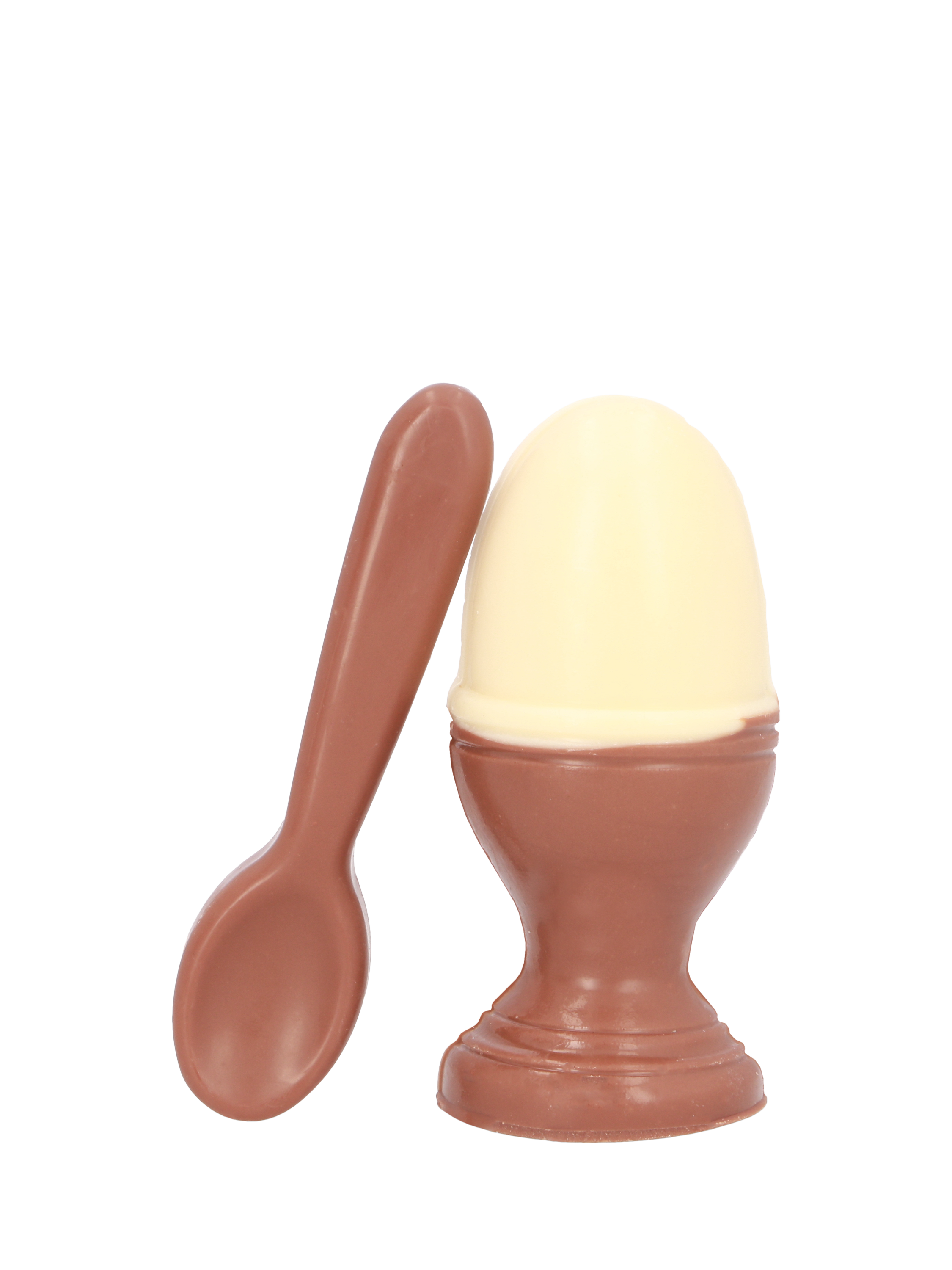 Cocoa Loco Milk & White Chocolate Egg & Spoon, 100g
