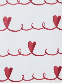 John Lewis Swirly Hearts Tissue Paper, Pack of 3, Light Pink - view 2, Light Pink