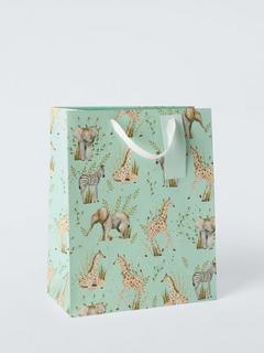 John Lewis Safari Git Bag, Aqua Blue, Medium Portrait