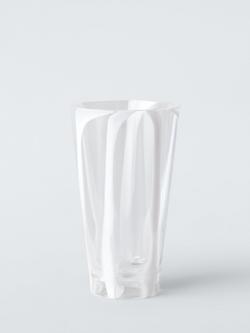 John Lewis Dolce Vita Striped Plastic Picnic Highball, 700ml, White