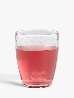 John Lewis Ripple Plastic Picnic Tumbler, 500ml - view 2, Clear