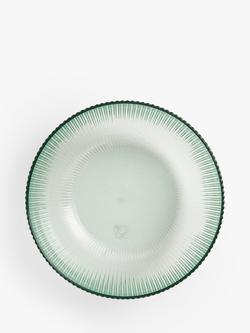 John Lewis Ribbed Recycled Plastic Picnic Bowls, Set of 4, 14.5cm, Aqua - view 2, Aqua