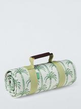 John Lewis Palm House Extra Large Picnic Rug, Pistachio