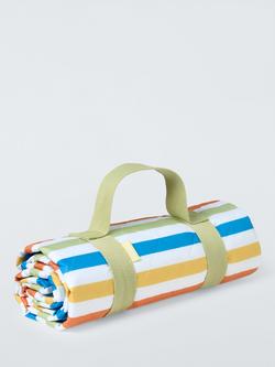 John Lewis Striped Picnic Rug, Multi, Multi