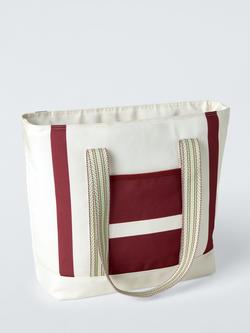 John Lewis Palm House Cooler Tote Bag, 20L, Natural, Natural