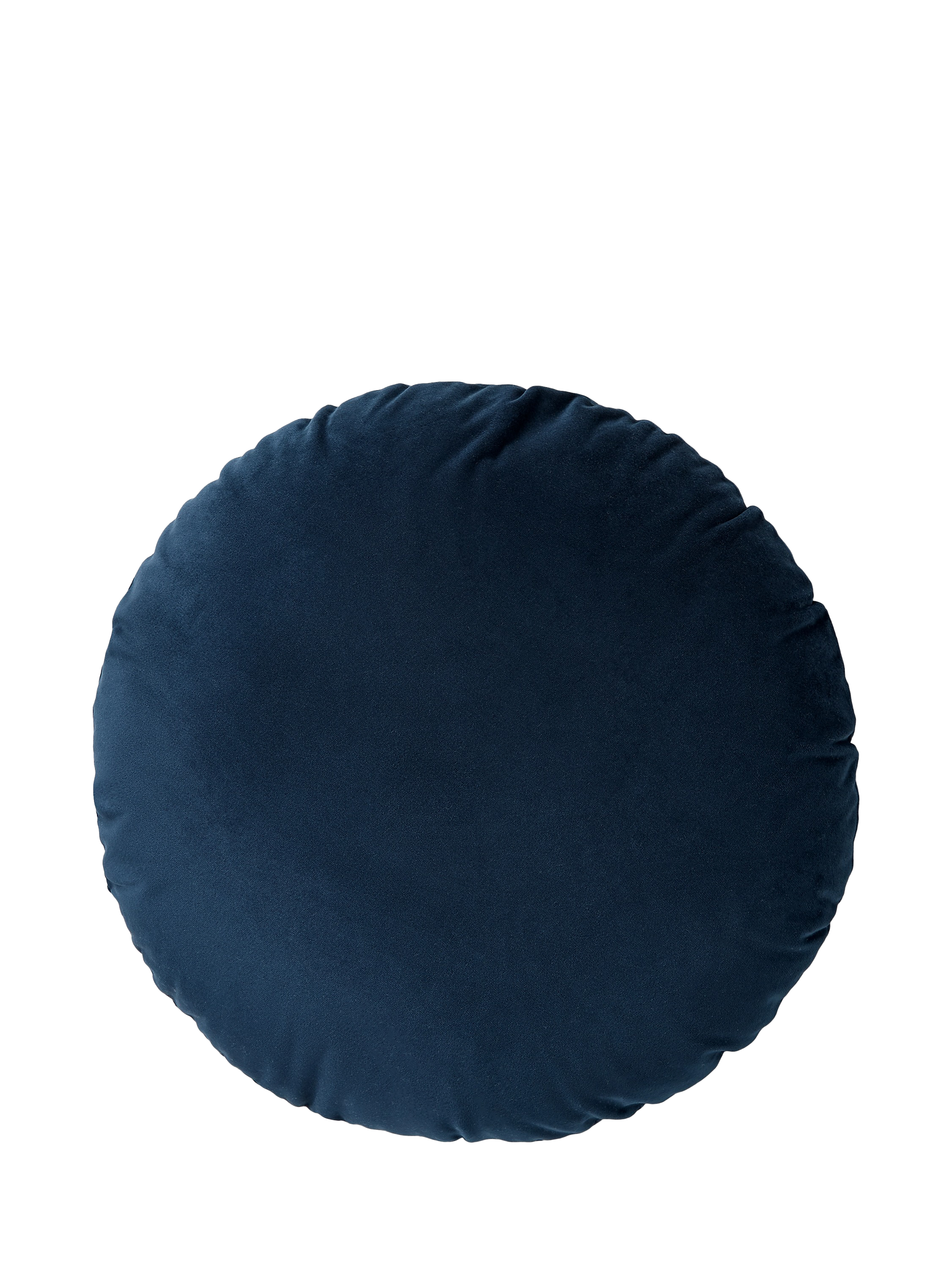 John Lewis ANYDAY Round Velvet Cushion, Night Sky