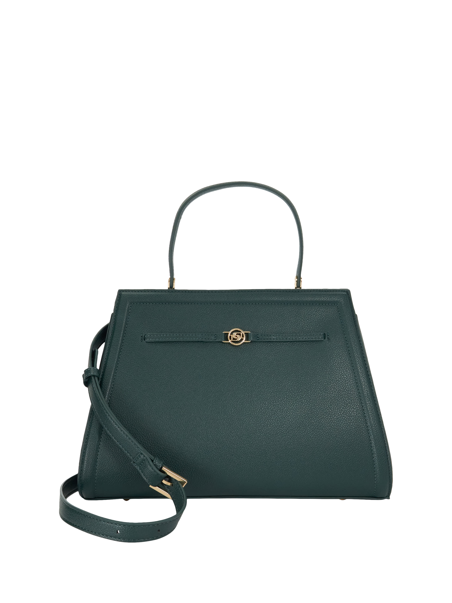 Dune Dante Large Top Handle Bag, Green