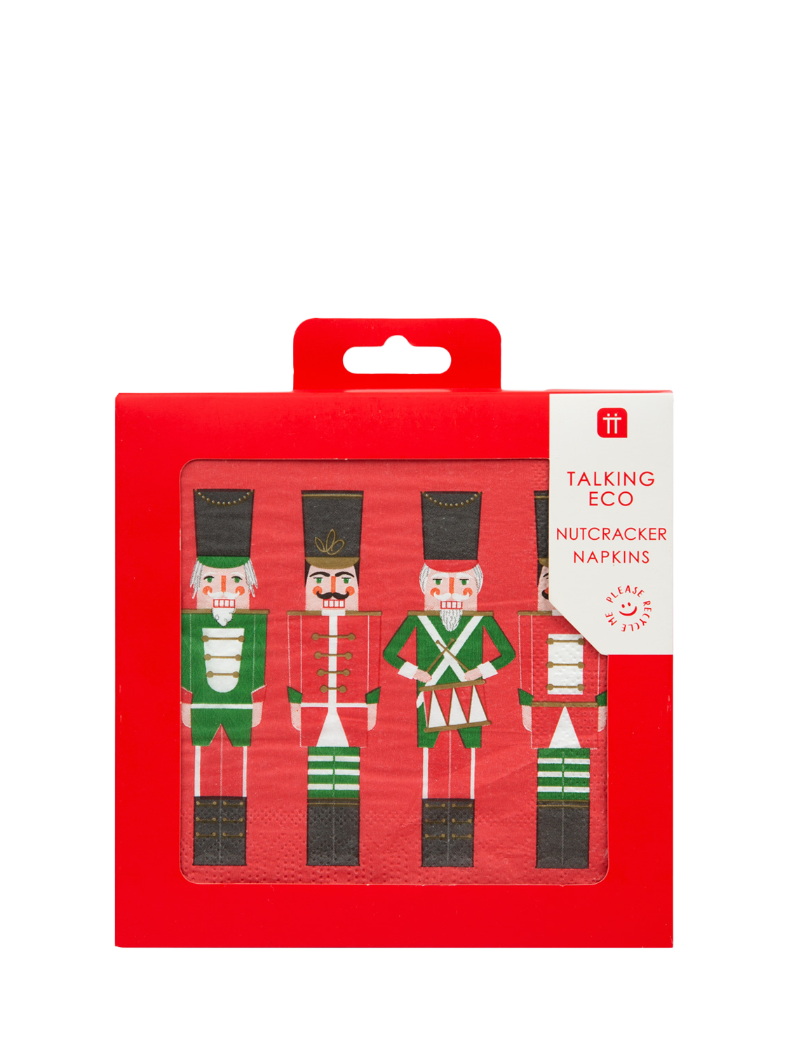 Talking Tables Nutcracker Recycled Paper Napkins, Pack of 21