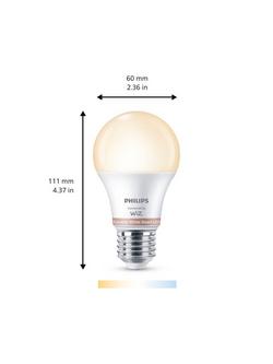 Philips Smart LED E27 Tunable White Smart Light Bulb, Pack of 2 - view 2, Clear