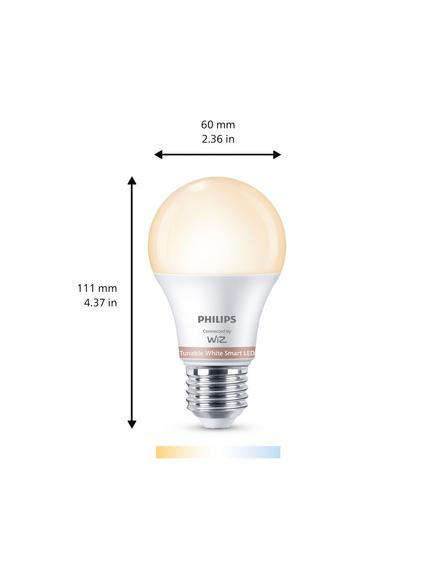 Philips Smart LED E27 Tunable White Smart Light Bulb, Pack of 2 - view 2, Clear