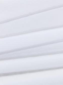 John Lewis Plain Voile Fabric, Champagne, White