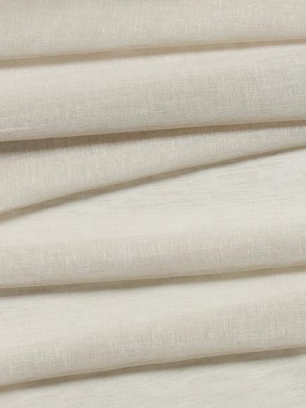 John Lewis Slub Voile Fabric, Putty