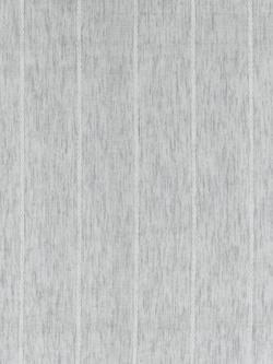 John Lewis Stripe Voile Fabric - view 2, Grey