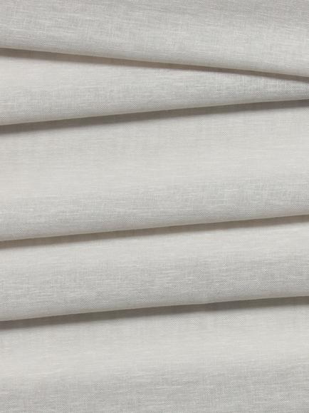 Linen Blend Textured Voile Fabric, Natural