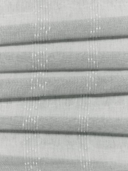 John Lewis Tufted Voile Fabric, Dove Grey