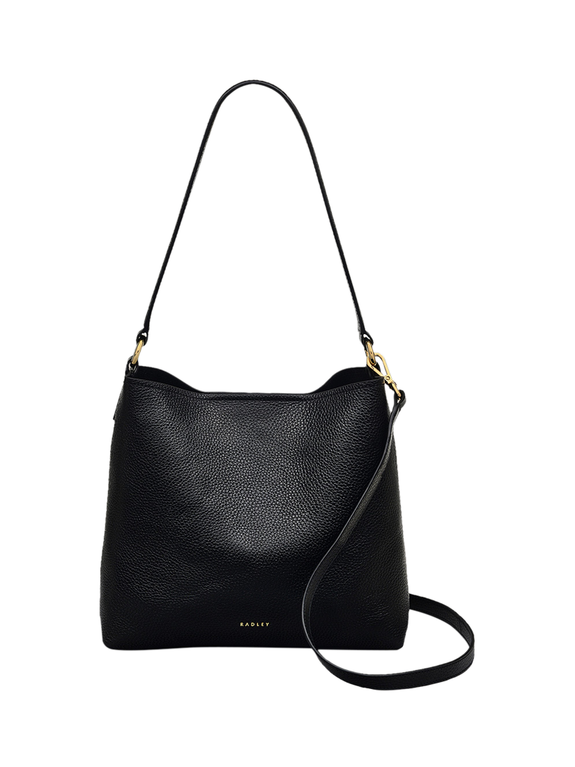 Radley Henrietta Place Leather Hybrid Crossbody Shoulder Bag, Black