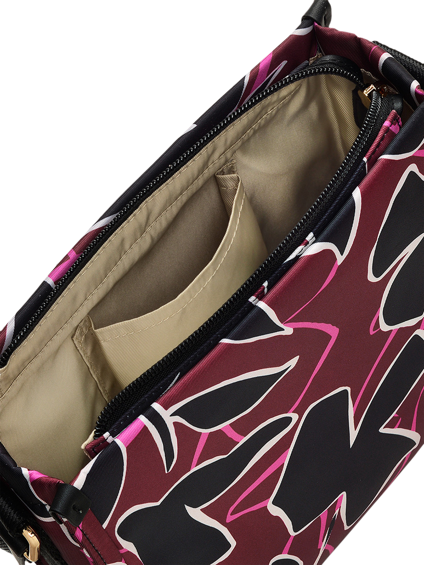 Product image 3 of 4, which shows Radley Canford Gardens Bloom Hand Drawn Small Crossbody Bag, Merlot