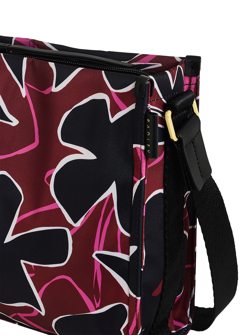 Product image 4 of 4, which shows Radley Canford Gardens Bloom Hand Drawn Small Crossbody Bag, Merlot