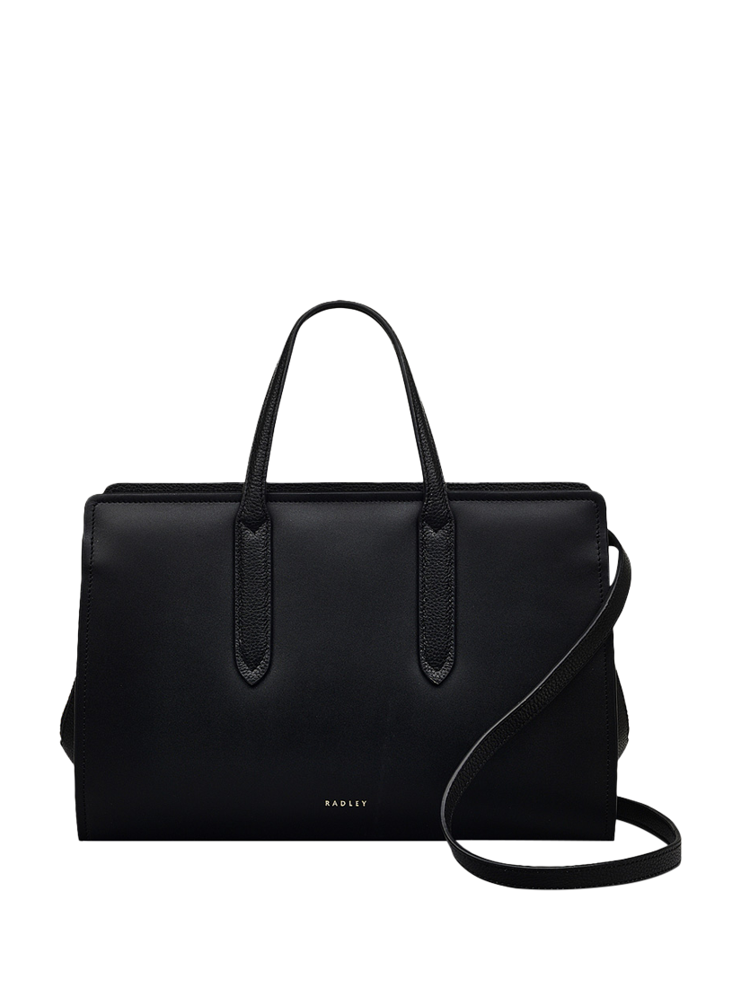 Radley Liverpool Lane Leather Grab Bag Black