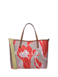 Radley Southwell Gardens Oversized Floral Print Grab Bag, Silt