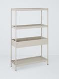 John Lewis Laguna High Shelving Unit, Linen