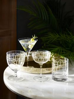 Royal Botanic Gardens, Kew Palm House Glass Whisky Tumber, 300ml, Clear - view 2, Clear