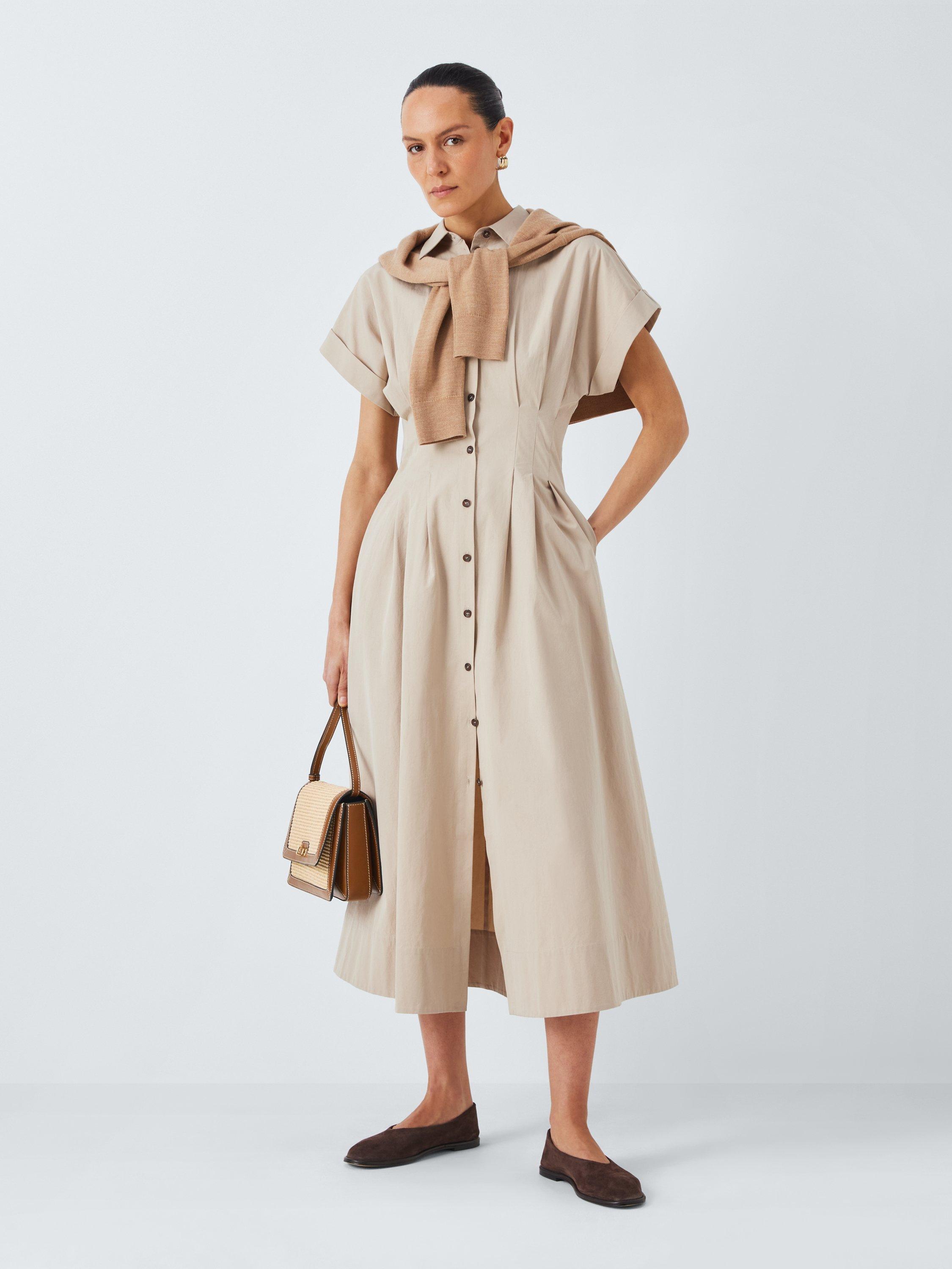 Product image 2 of 6, which shows John Lewis Raffia and Leather Flap Over Cross Body Bag, Neutral