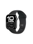 Apple Watch Series 10 GPS, 42mm, Aluminium Case, Sport Band, Black