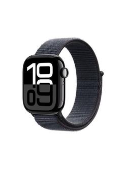 Apple Watch Series 10 GPS, 42mm, Aluminium Case, Sport Loop, One Size, Ink