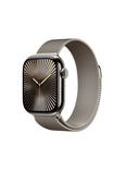 Apple Watch Series 10 GPS + Cellular, 42mm, Titanium Case, Milanese Loop, Natural