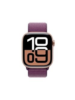 Apple Watch Series 10 GPS + Cellular, 42mm, Aluminium Case, Sport Loop, One Size - view 2, Plum