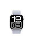 Apple Watch Series 10 GPS, 42mm, Aluminium Case, Sport Loop, One Size, Blue Cloud