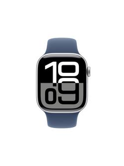 Apple Watch Series 10 GPS, 42mm, Aluminium Case, Sport Band - view 2, Denim
