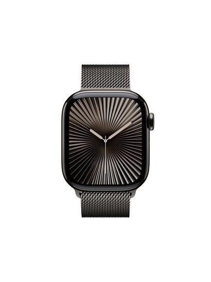 Apple Watch Series 10 GPS + Cellular, 42mm, Titanium Case, Milanese Loop - view 2, Slate