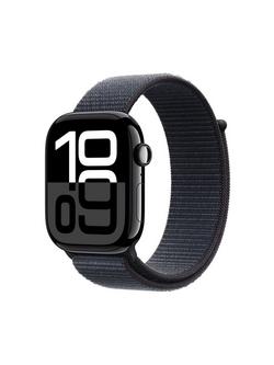 Apple Watch Series 10 GPS, 46mm, Aluminium Case, Sport Loop, One Size, Ink