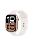 Apple Watch Series 10 GPS + Cellular, 46mm, Aluminium Case, Sport Band, Light Blush