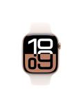 Apple Watch Series 10 GPS, 46mm, Aluminium Case, Sport Band, Light Blush