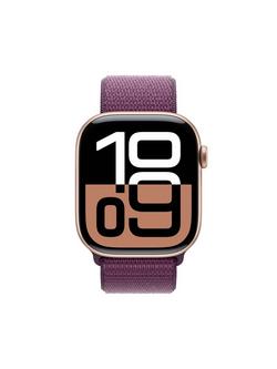 Apple Watch Series 10 GPS + Cellular, 46mm, Aluminium Case, Sport Loop, One Size - view 2, Plum