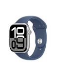 Apple Watch Series 10 GPS + Cellular, 46mm, Aluminium Case, Sport Band, Denim