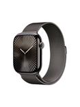 Apple Watch Series 10 GPS + Cellular, 46mm, Titanium Case, Milanese Loop, Slate