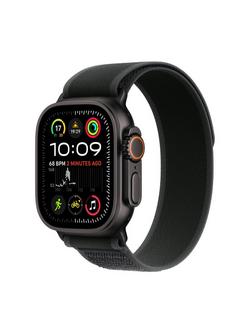 Apple Watch Ultra 2 GPS + Cellular, 49mm, Titanium Case with Trail Loop, Black/Black, 