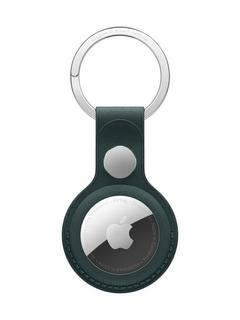 Apple AirTag FineWoven Keyring, Dark Green