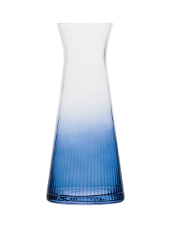 Anton Studio Designs Empire Glass Carafe, 1.2L, Blue, Blue