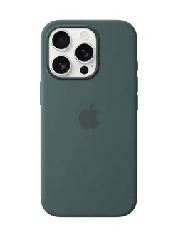 Apple iPhone 16 Pro Silicone Case with MagSafe, Lake Green