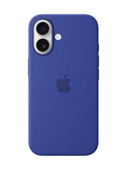 Apple iPhone 16 Silicone Case with MagSafe, Ultramarine