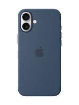 Apple iPhone 16 Plus Silicone Case with MagSafe, Denim